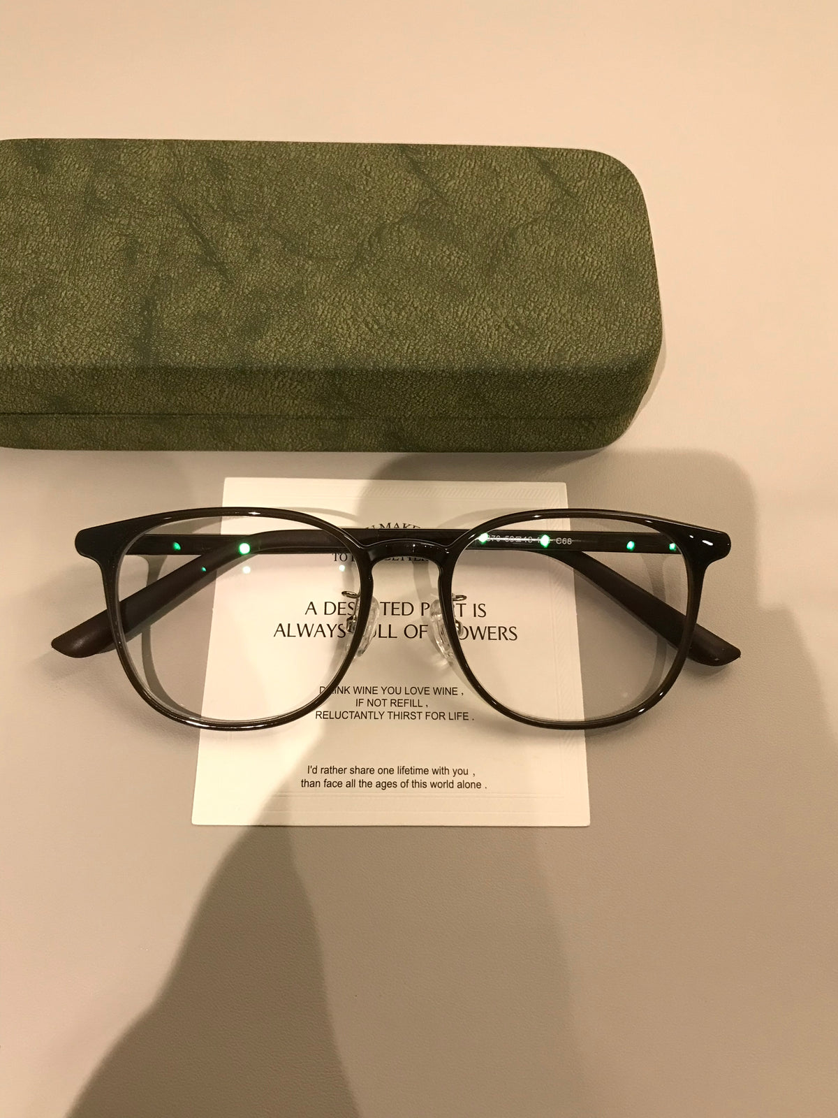 Compact Round Eyeglass Frames with Corner Accents, Black, Latte Brown or Tortoiseshell