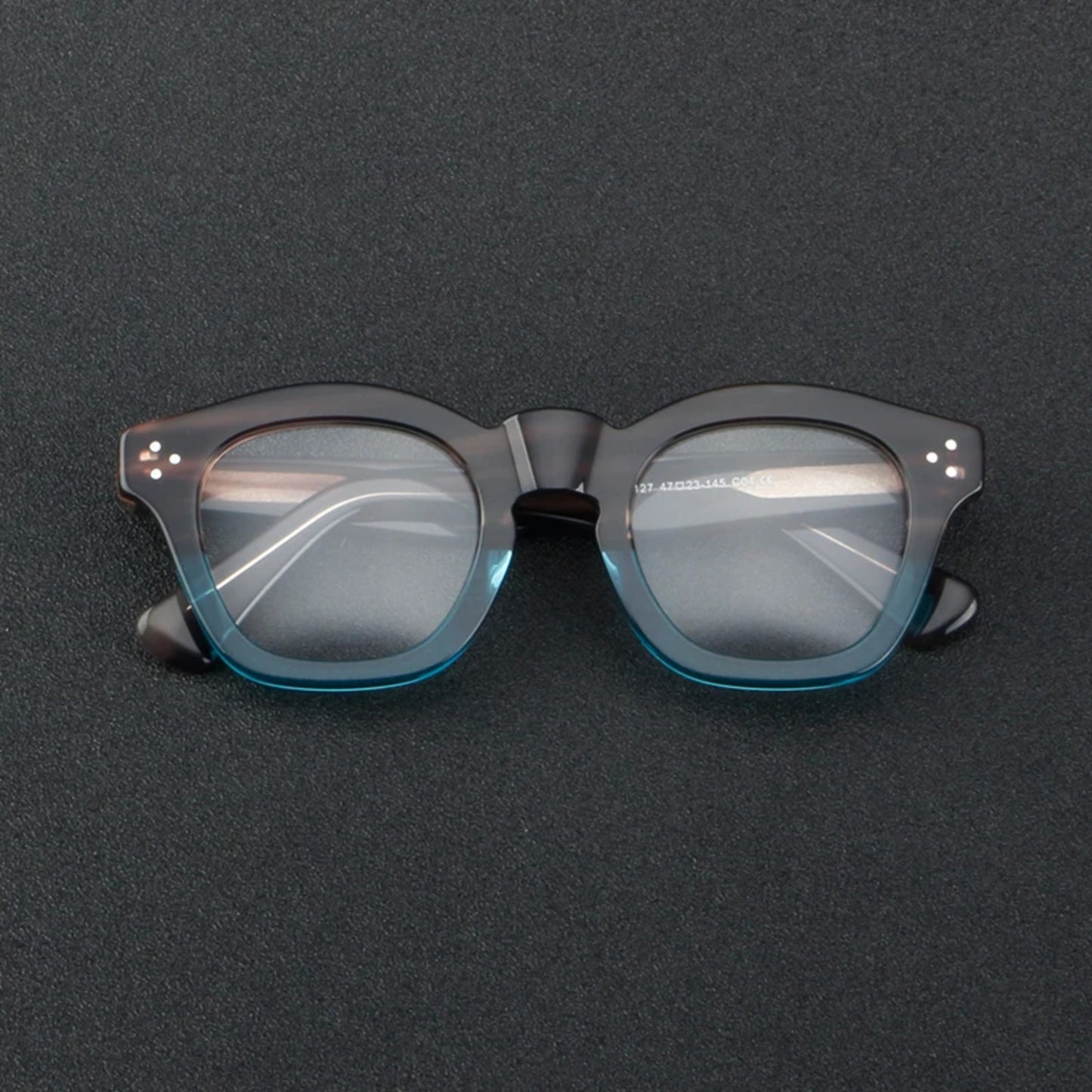 Acetate Small Two-Tone Eyeglasses