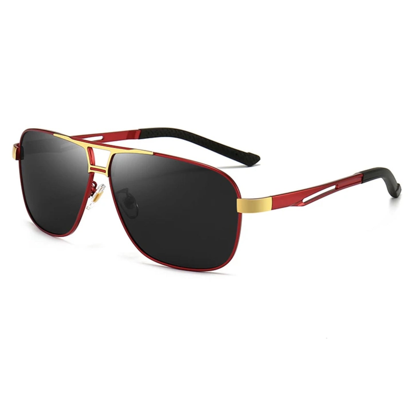 Alloy Square Polarized UV400 Sunglasses