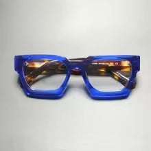 Vintage Thick Acetate Square Glasses Frame | Unisex side view