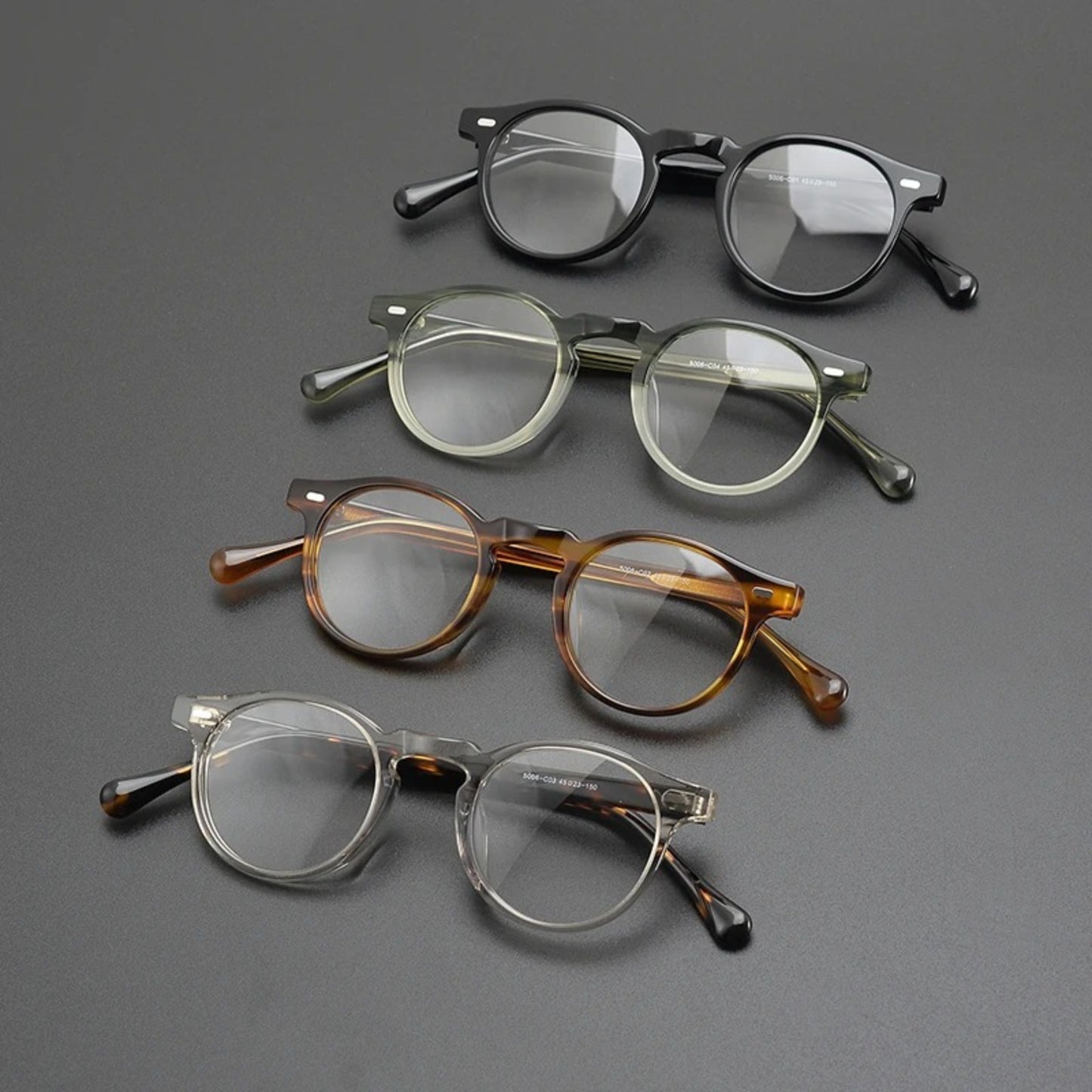 Japanese Acetate Panto Eyeglasses
