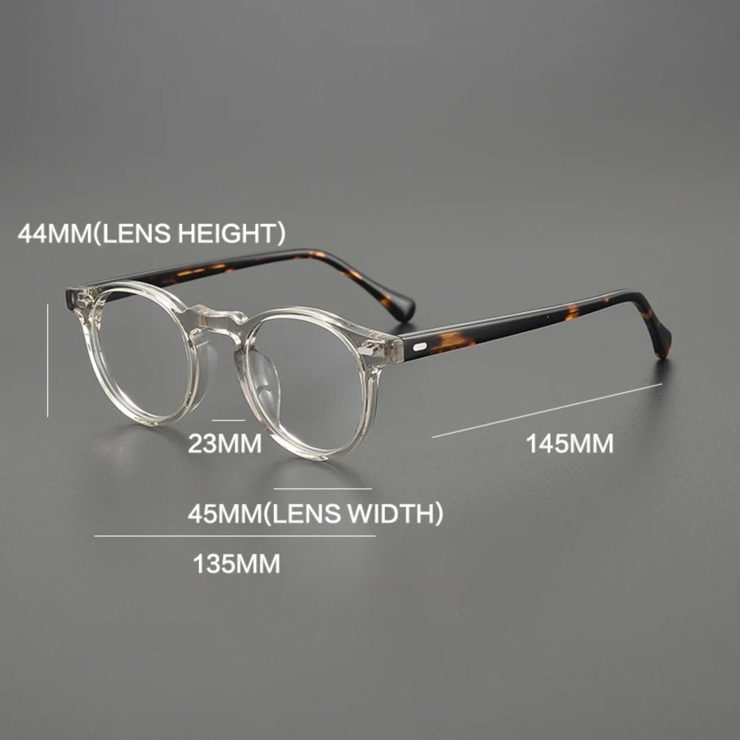 Japanese Acetate Panto Eyeglasses