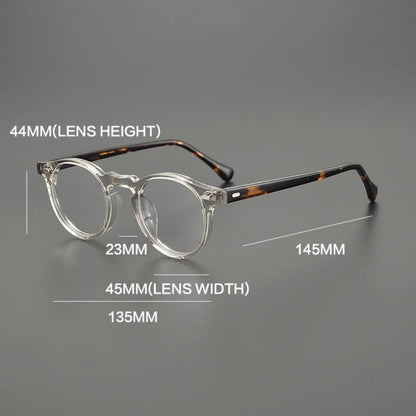 Japanese Acetate Panto Eyeglasses