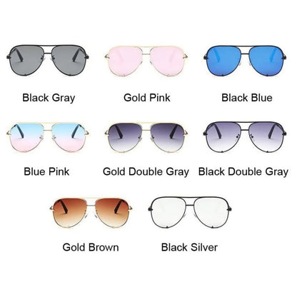 Aviator Gradient Mirror Sunglasses | Retro Women’s Driver Shades – CINILY UK additional product view