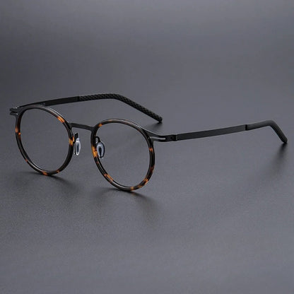 Vintage Round Reading Prescription Glasses Photochromic Anti-Blue Light additional product view