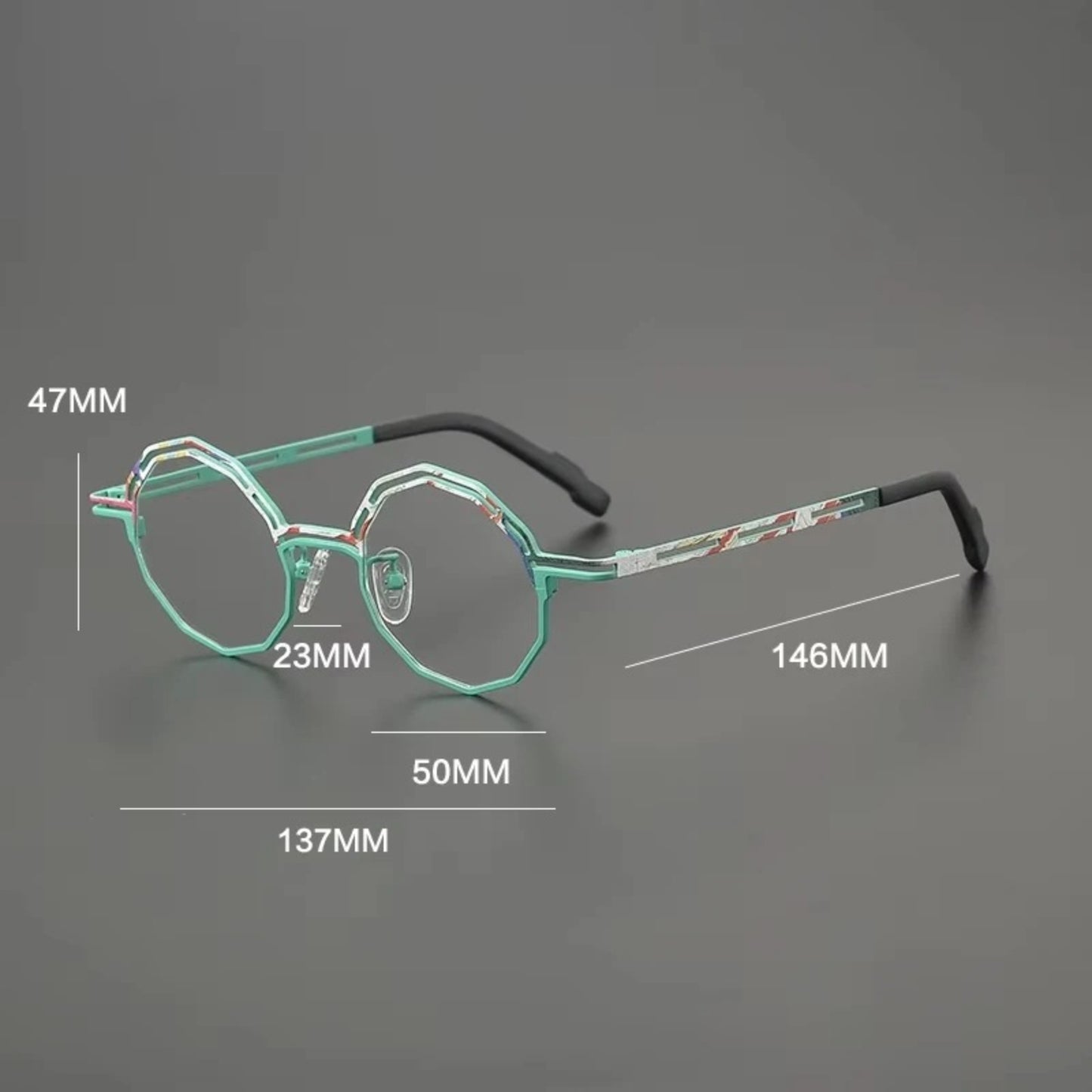 Titanium Round Prescription Eyeglasses