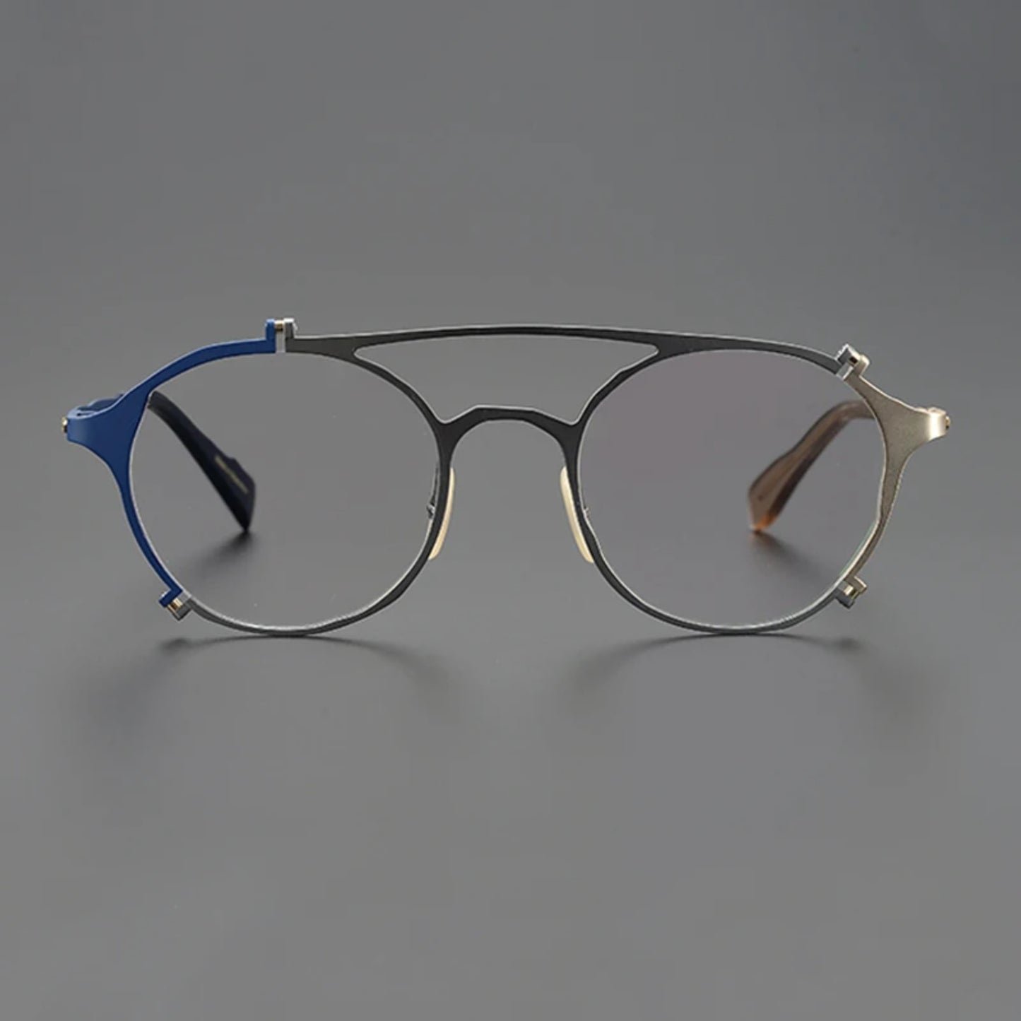 Japanese Titanium Browline Pilot Eyeglasses