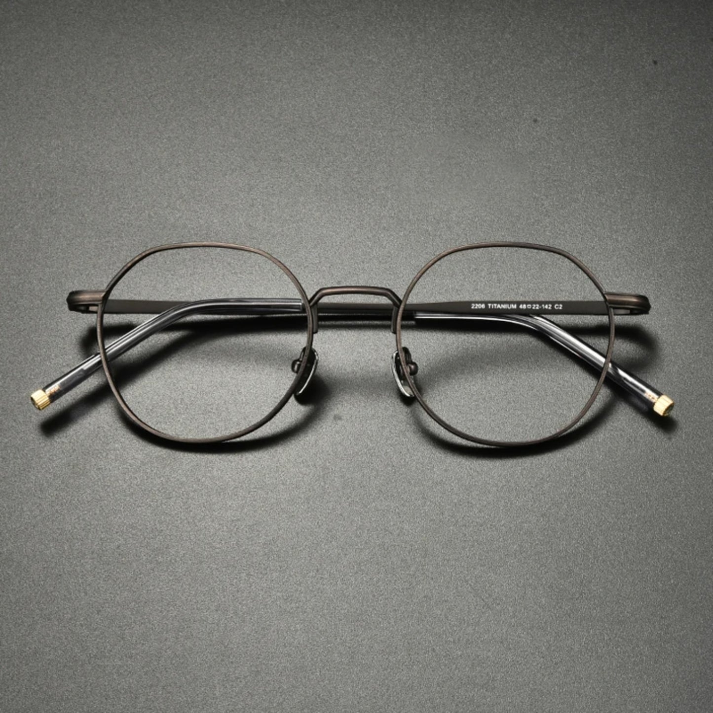 Japanese Titanium Wire Round Eyeglasses