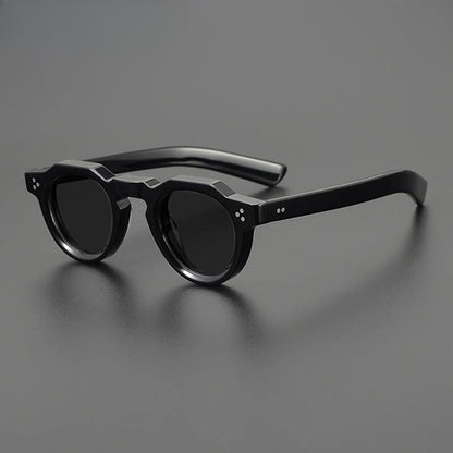 Vintage Polarised Acetate Sunglasses with UV400 Protection for a Small Fit