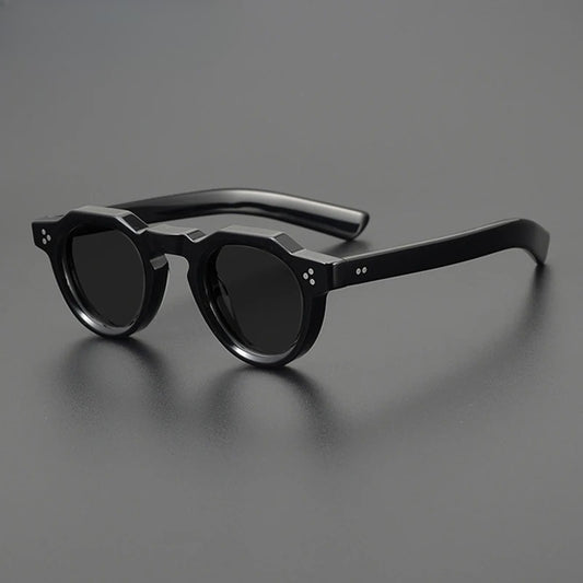 Vintage Polarised Acetate Sunglasses with UV400 Protection for a Small Fit