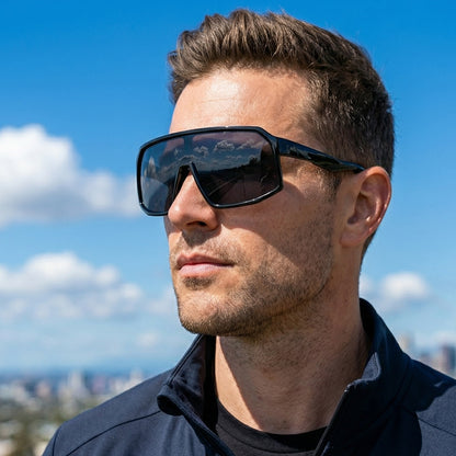 TR90 Polarised Sports Sunglasses for Fishing, Cycling and Outdoor Sports front view