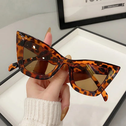 Plastic Oversized Cat Eye Sunglasses