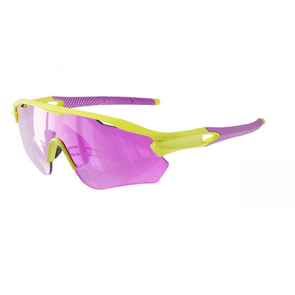 TR90 Half-Rim Windproof Sports Sunglasses for Cycling, Hiking and Outdoor Use