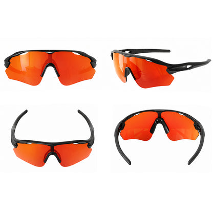 TR90 Half-Rim Windproof Sports Sunglasses for Cycling, Hiking and Outdoor Use
