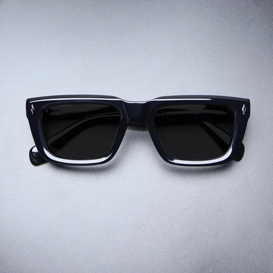 Vintage Polarised Acetate Sunglasses | UV400 | Thick Retro Frame