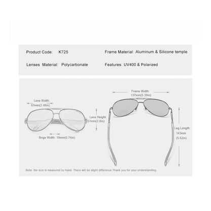 Pilot Polarized UV400 Sunglasses | Lightweight Driving Shades – CINILY UK additional product view