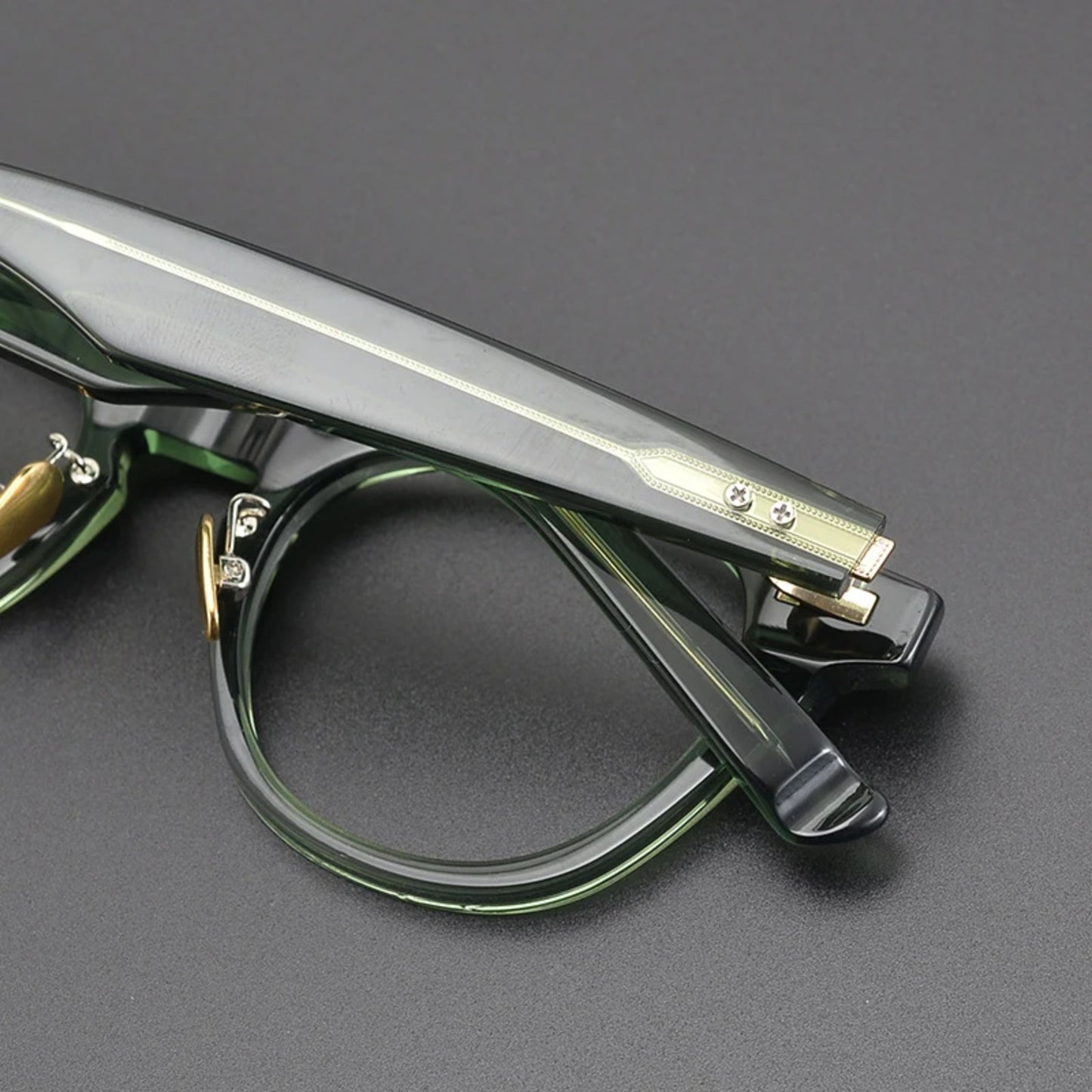 Japanese Acetate Keyhole Panto Eyeglasses