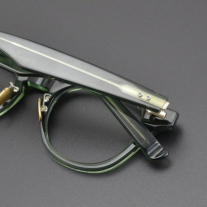 Japanese Acetate Keyhole Panto Eyeglasses