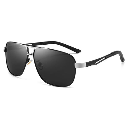 Square Polarized UV400 Sunglasses | Classic Driving & Fishing Shades – CINILY UK side view