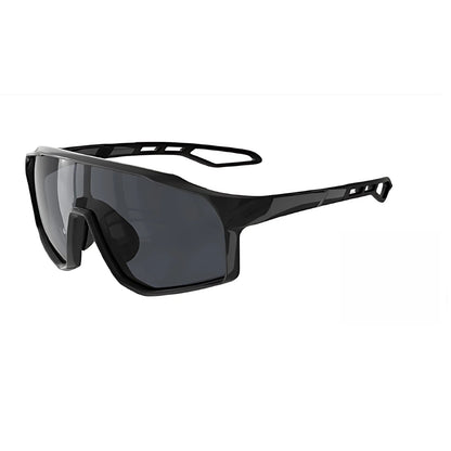 TR90 Angular Shield Sports Sunglasses with PC Lens for Cycling and Outdoor Use