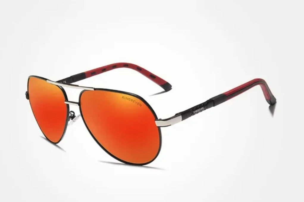 Aluminum Pilot Polarized UV400 Sunglasses