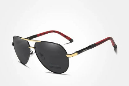 Pilot Polarized UV400 Sunglasses | Lightweight Driving Shades – CINILY UK temple detail