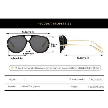Oversized Double-Bridge Gradient UV400 Sunglasses | Luxury Women’s Shades – CINILY UK additional product view