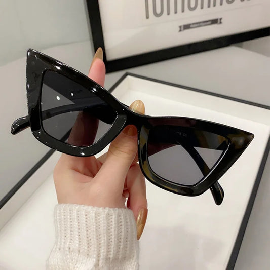 Plastic Oversized Cat Eye Sunglasses