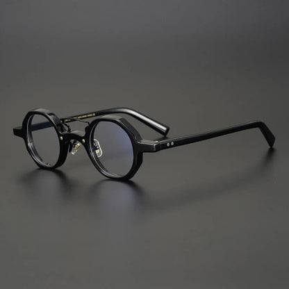 Acetate Round Prescription Eyeglasses | Classic Retro Optical Frames – CINILY UK