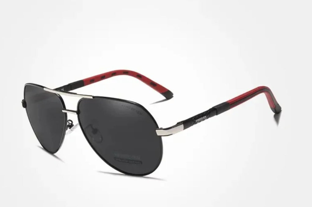 Aluminum Pilot Polarized UV400 Sunglasses