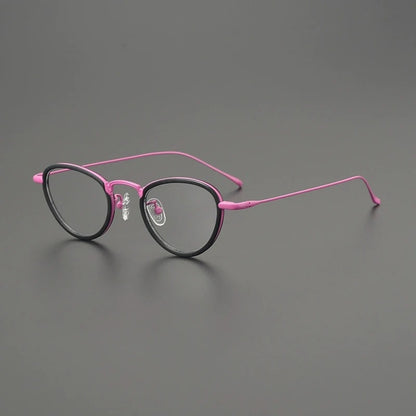 Titanium Cat Eye Prescription Eyeglasses