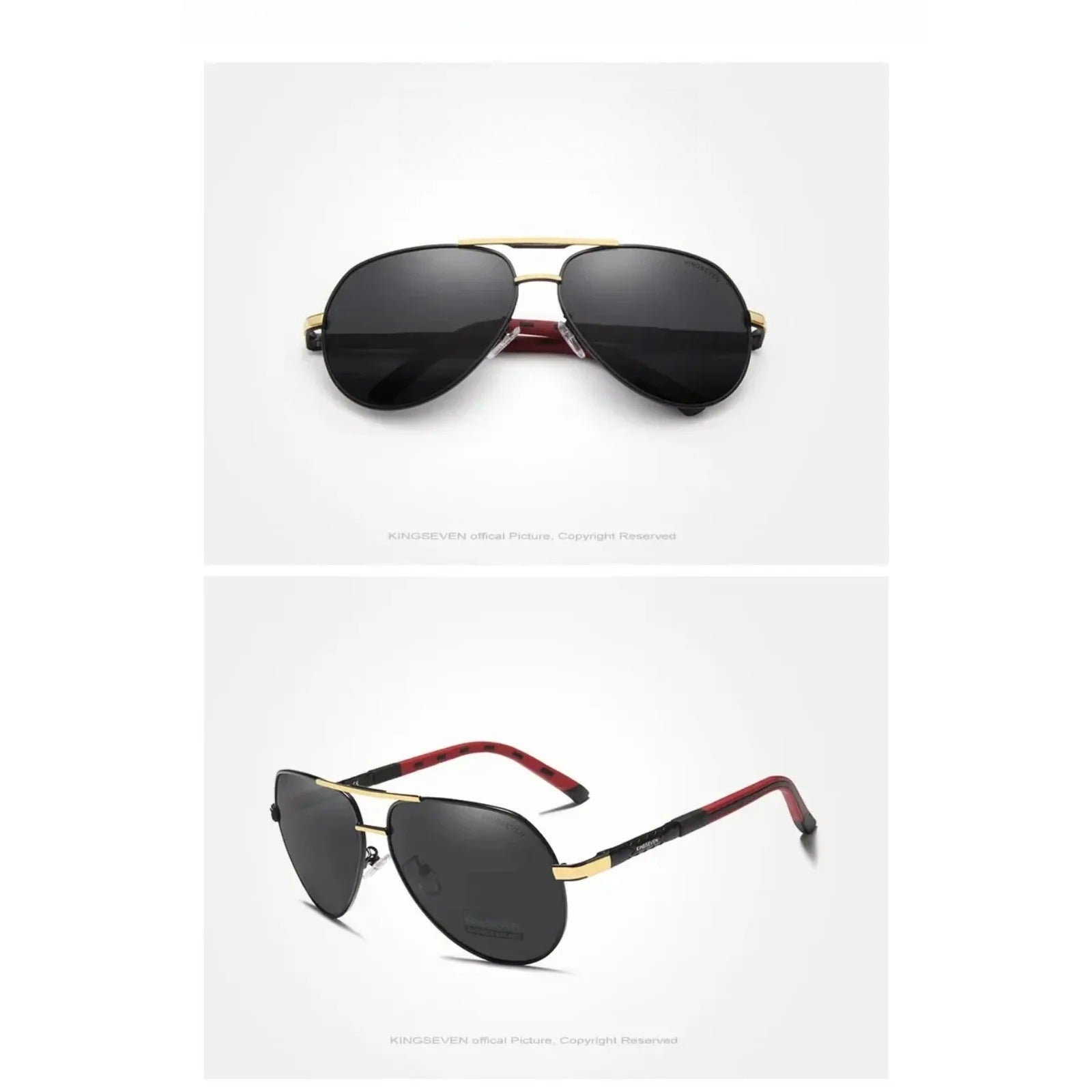 Pilot Polarized UV400 Sunglasses | Lightweight Driving Shades – CINILY UK additional product view