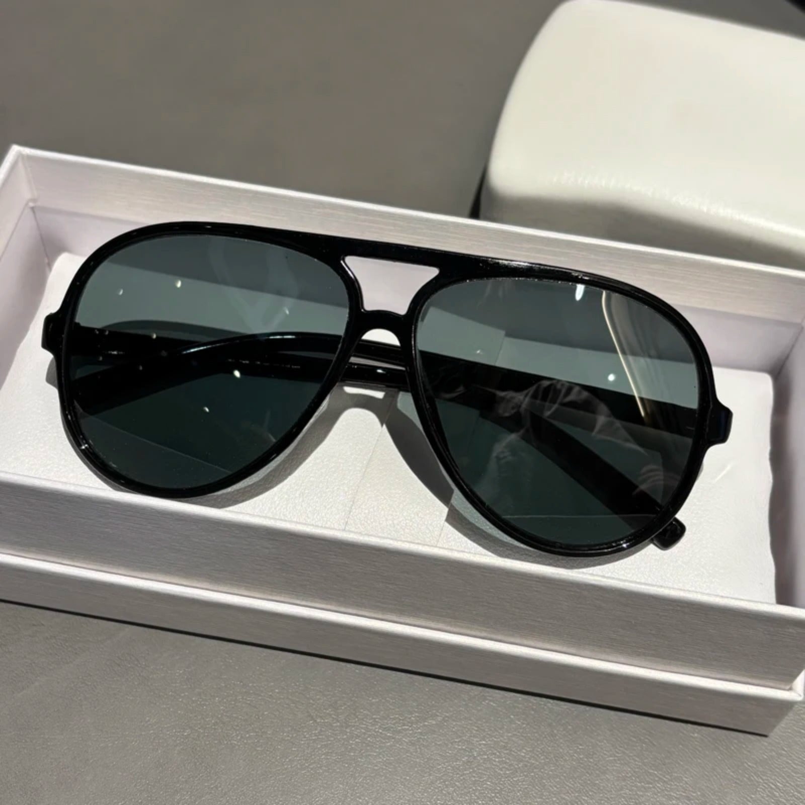 Pilot Polarized UV400 Sunglasses | Driving & Outdoor Shades – CINILY UK - Black
