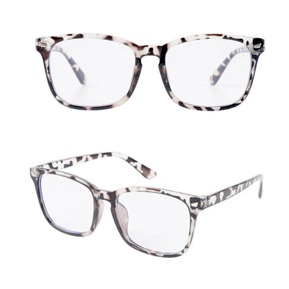 Plastic Black Square Blue Light Glasses