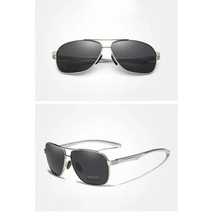 Aluminum Pilot Polarized UV400 Sunglasses | HD Driving Shades – CINILY UK lens detail
