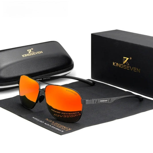 Aluminum Pilot Polarized UV400 Sunglasses | HD Driving Shades – CINILY UK