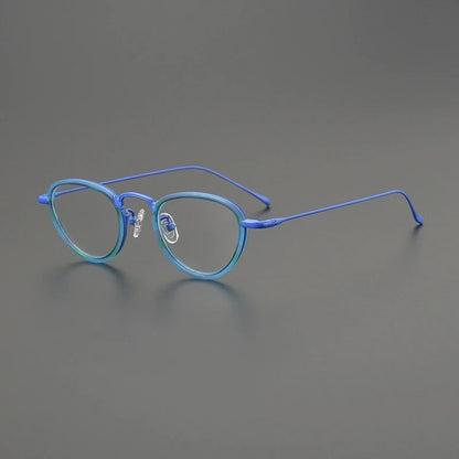 Titanium Cat Eye Prescription Eyeglasses