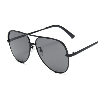 Aviator Gradient Mirror Sunglasses | Retro Women’s Driver Shades – CINILY UK lens detail