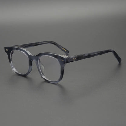 Acetate Emerald Square Prescription Eyeglasses | Retro Optical Frame for Rx Lenses – CINILY UK frame detail