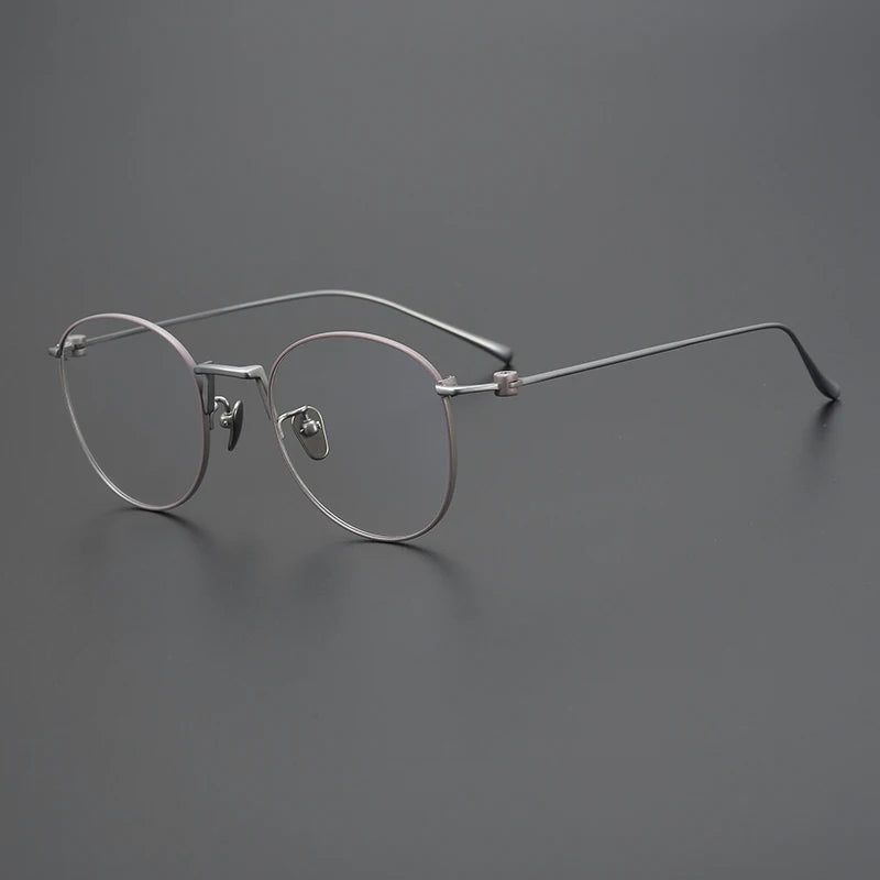 Titanium Wire Round Eyeglasses
