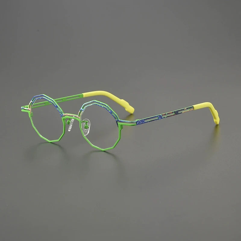 Titanium Round Prescription Eyeglasses