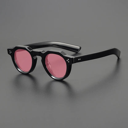 Vintage Polarised Acetate Sunglasses with UV400 Protection for a Small Fit