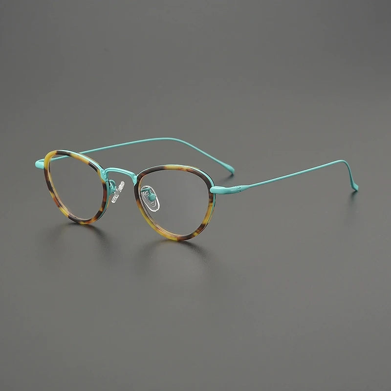 Titanium Cat Eye Prescription Eyeglasses
