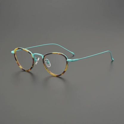 Titanium Cat Eye Prescription Eyeglasses