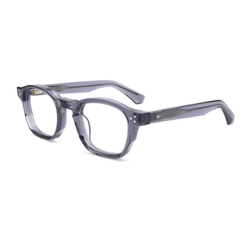 Vintage Thick Acetate Square Eyeglasses Frame | Handmade additional product view