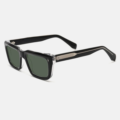 Vintage Thick Acetate Polarised Sunglasses | UV400 | Retro Square additional product view