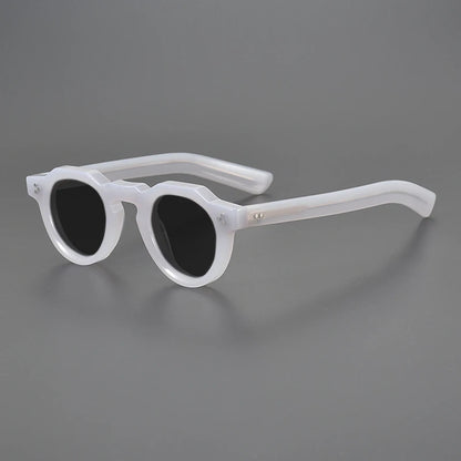 Vintage Polarised Acetate Sunglasses with UV400 Protection for a Small Fit