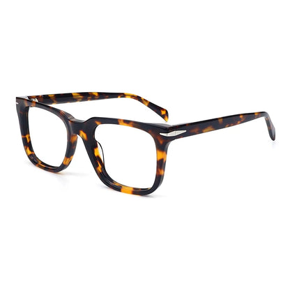 Two-Tone Acetate Eyeglasses Frame | Vintage Black/Tortoise additional product view
