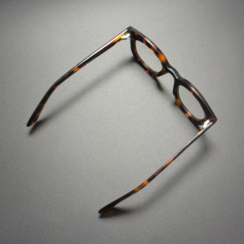 Vintage Handmade Acetate Square Optical Glasses Frame with a Lightweight Fit