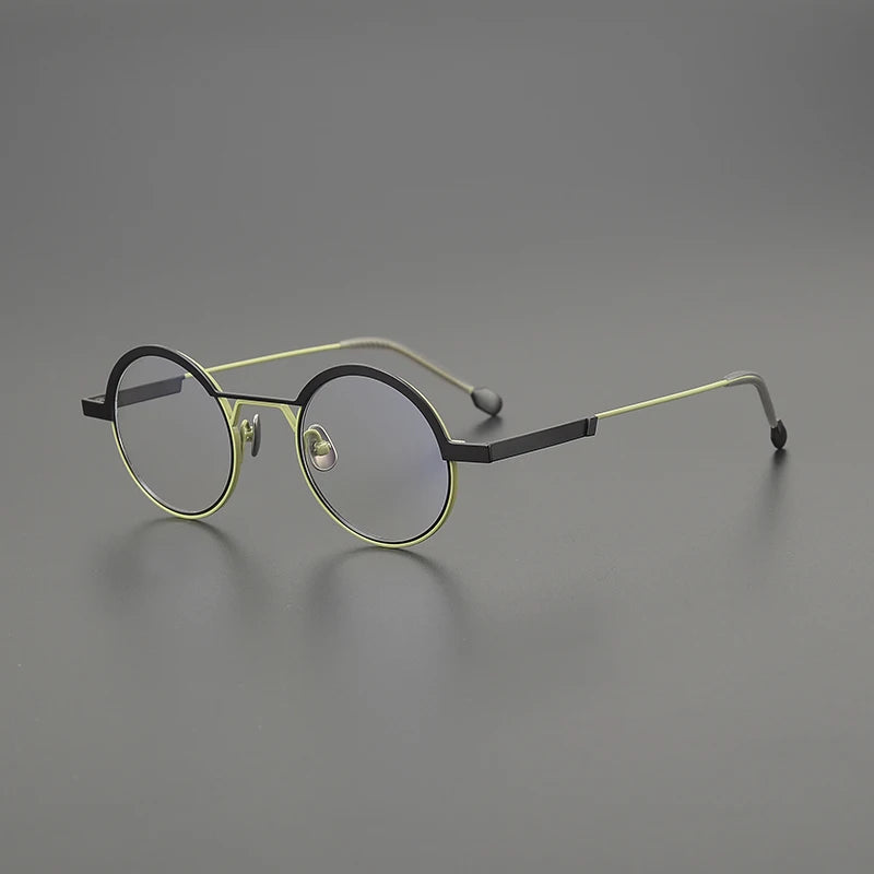Ultra-Light Titanium Round Eyeglasses